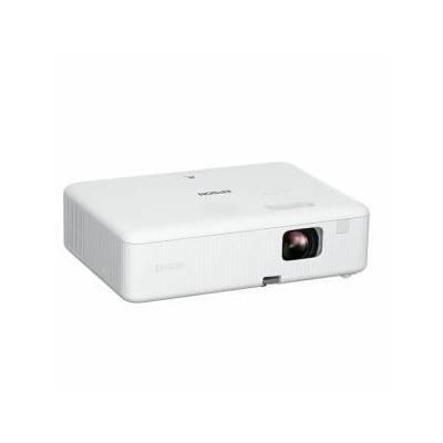 Мултимедиен проектор Epson CO-W01, 3LCD, WXGA (1024 x 768, 16: 10), 3 000 ANSI lumens, 15 000: 1, VGA, HDMI, USB, Бял, V11HA86040