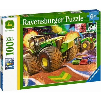 RAVENSBURGER John Deer: Velká kola XXL 100 dílků