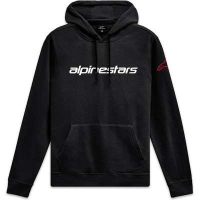 Alpinestars mikina LINEAR Wordmark V3 black/white