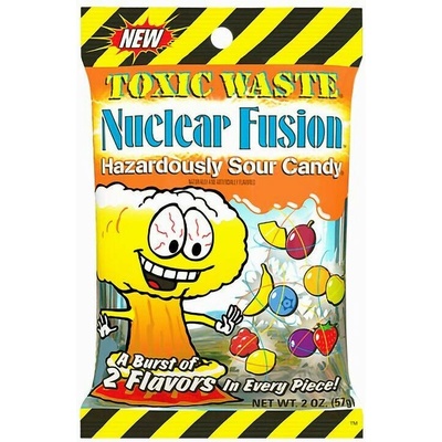 Toxic Waste Nuclear Fusion Hazardously Sour Candy 57 g