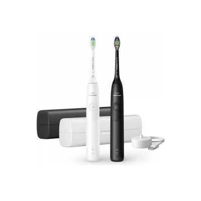 Philips Sonicare Series 5300 HX7109/01 (двойка, черно и бяло)