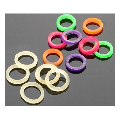 Mikado Silikonové Kroužky Elastic For Pellets Natural Extra Heavy 5mm 50ks