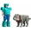 Mattel Minecraft The Movie Steve & Wolf set 2 figures