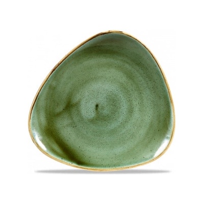 Churchill 1795 Stonecast Samphire Green 24,5 cm Talíř trojúhelníkový