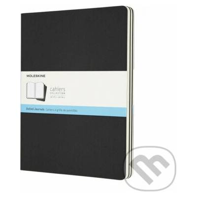 Moleskine sada 3 zošitov čierne veľké bodkované