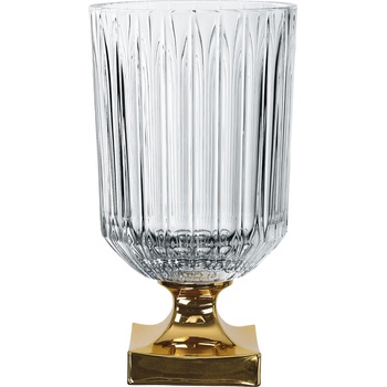 Nachtmann Ваза MINERVA GOLD, 32 см, прозрачна, Nachtmann (NM104160)