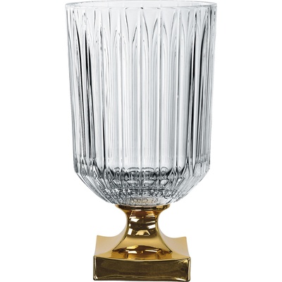 Nachtmann Ваза MINERVA GOLD, 32 см, прозрачна, Nachtmann (NM104160)