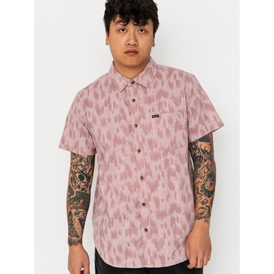 Brixton Charter Print dark pink/silver crackle paint