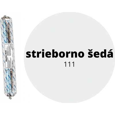 Mapei Mapeflex PU 40 600 ml strieborno sivá