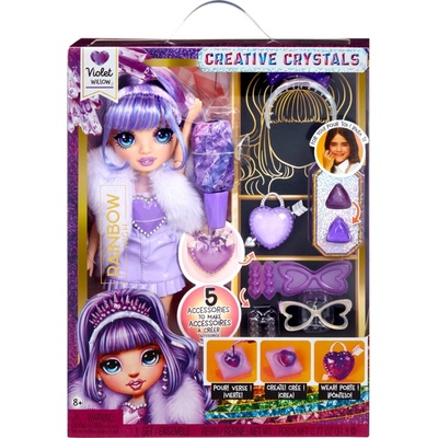 MGA Rainbow High Creative Crystals Violet Willow