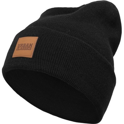 Leatherpatch Long Beanie black – Sleviste.cz