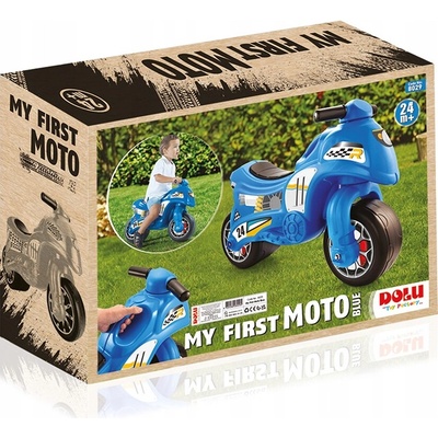 DOLU Moja prvá motorka modrá