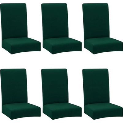 ISO TRADE Potahy na židle 6 ks - zelené – Zboží Dáma
