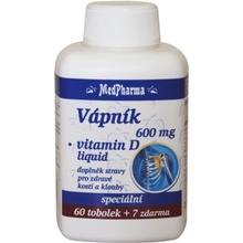 MedPharma Vápník 600 mg + Vitamín D3 67 tablet