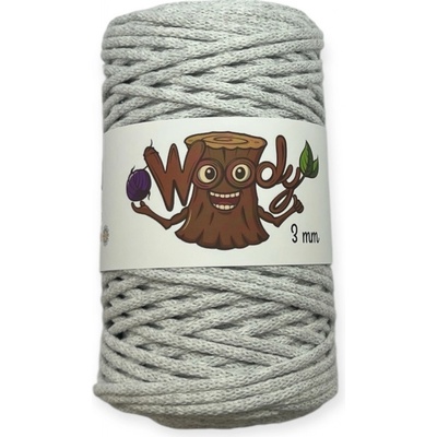 Woody 3 mm - Světle šedá