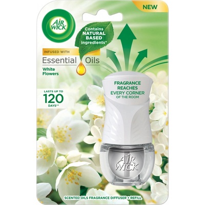 Air Wick ELEKTRICKÝ OSVIEŽOVAČ VZDUCHU BIELE KVETY 19 ml