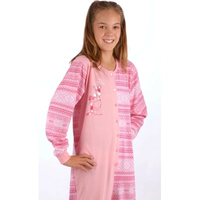 Dětský overal károvaný růžové