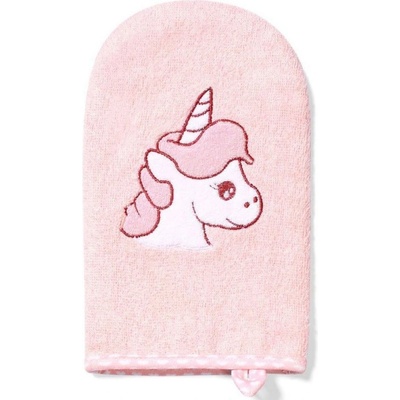Baby Ono bambusová žínka na koupání růžová
