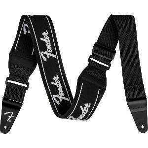 Fender Swell Neoprene Running Logo Black Колан за китара (0990694209)