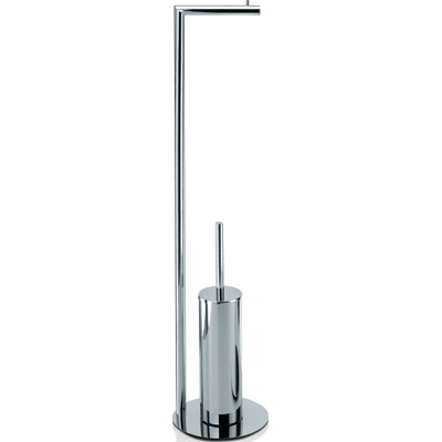 DECOR WALTHER Поставка за тоалетна хартия и четка за тоалетна Straight хром (0506100)