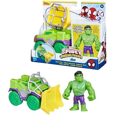 Hasbro Spiderman Spidey And His Amazing Friends Hulk s vozidlem