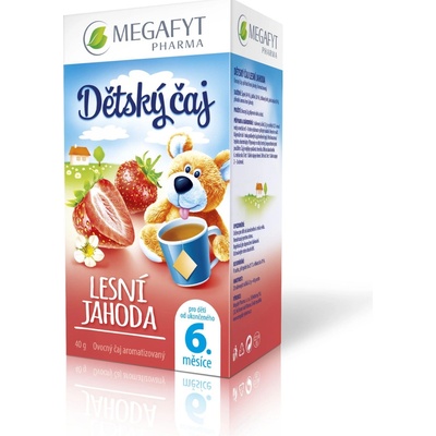 Megafyt lesní jahoda 20 x 2 g
