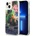 GUESS Кейс Guess GUHCP14SLFLSB за iPhone 14 6.1", син / син, твърд, Flower Liquid Glitter (GUE002222-0)