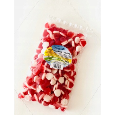 Vangusto želé bonbony pěnové jahody 1 kg