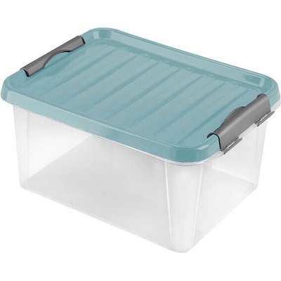 Plastový úložný box s víkem Heidrun Clip box 14l – Zboží Dáma