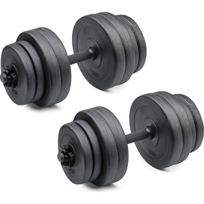 TRINFIT Set jednoručních nakládacích činek NCP 2 x 15 kg 25 mm – Zboží Mobilmania