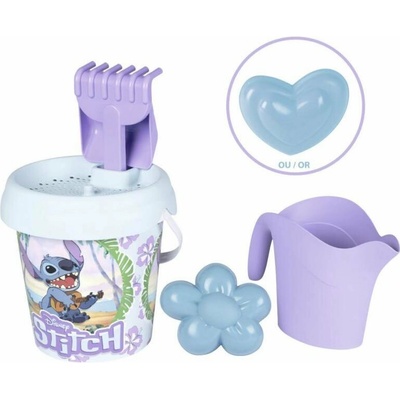 Smoby Kyblíček Stitch s konvičkou a příslušenstvím