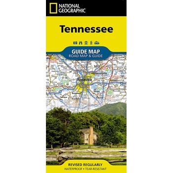 mapa Tennessee voděodolná