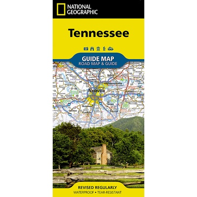 mapa Tennessee voděodolná