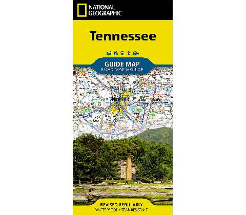 mapa Tennessee voděodolná