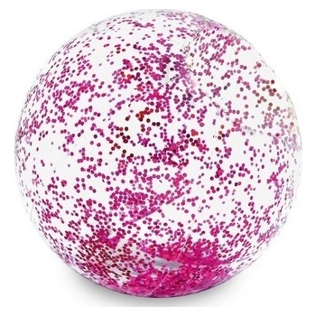 Intex 58070 Nafukovací míč Glitter Beach 71 cm růžový