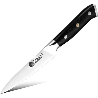 SaKuRo Kuchyňský nůž na ovoce a zeleninu Hanzo Black DE 12,7 cm