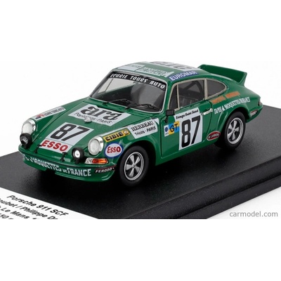 Trofeu Porsche 911 Scf Coupe N 87 24h Le Mans 1975 Rene Boubet Philippe Dermagne Zelená 1:43