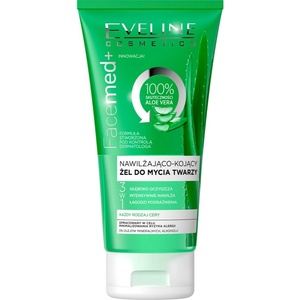 Eveline Cosmetics FaceMed+ овлажняващ почистващ гел с алое вера 150ml