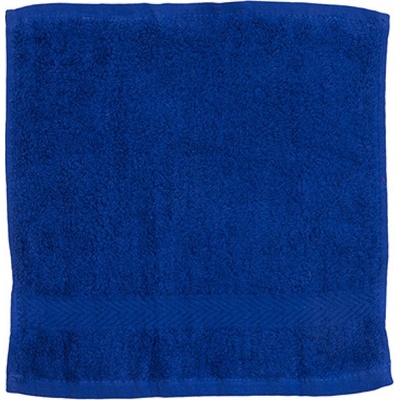 Towel City Luxusní jemný froté ručník na obličej s dlouhým vlasem 550 g/m modrá královská 30 x 30 cm 30 x 30 cm