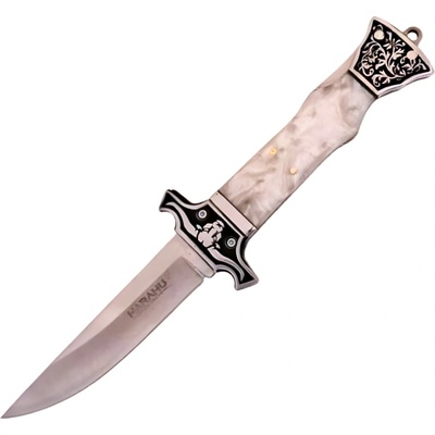 IZMAEL Outdoorový skládací nůž MA123 B Bílá 9 cm