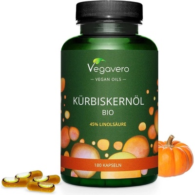 Vegavero Масло от Тиквено семе Органик 180 капсули | Vegavero (VV-VITA-256)