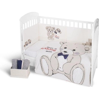 KikkaBoo Бебешки спален комплект 2 части EU style 60/120 Teddy Bear (kikka-41101020029)