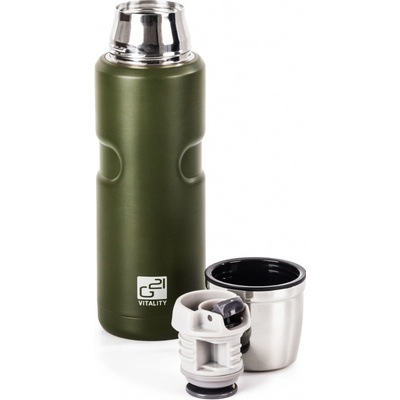 G21 Termofľaša ba pitie khaki zelená 500 ml