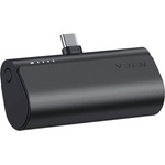 VEGER Външна батерия с USB-C конектор - Veger Plug On-C Powerbank With USB-C Connector 5000mAh 20W (черен) (W0556)
