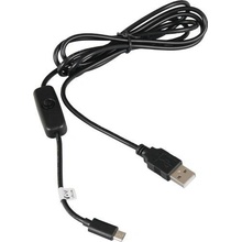 Raspberry K-1470 PI USB A na Micro USB B napájecí s vypínačem, 1,5m