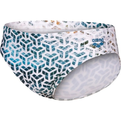 Arena Planet Water Swim Briefs White Multi – Zboží Mobilmania