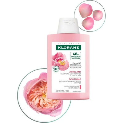 Klorane Šampon s BIO pivoňkou 200 ml