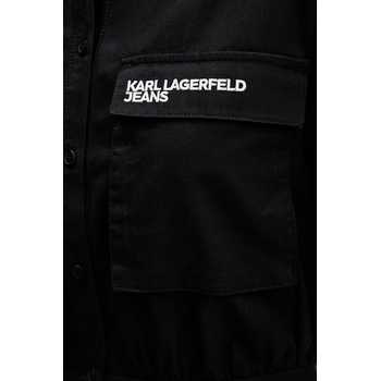 Karl Lagerfeld Jeans рокля тип риза от памук (B2W13035)