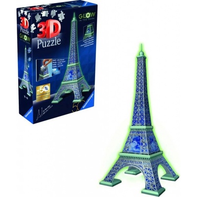 Ravensburger 3D puzzle svítící Eiffelova veža 224 ks