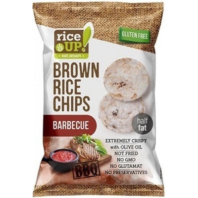 Rice Up Ryžové chipsy barbecue 60 g